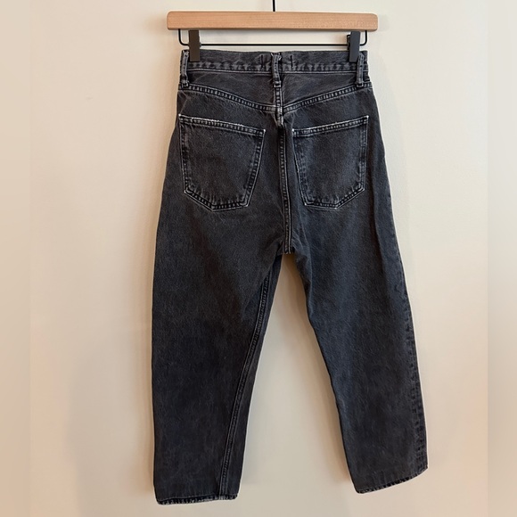 AGOLDE High Rise 90s Pinch Jeans - Black- Size 23 - Picture 14 of 14